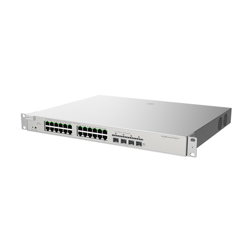 Switch 24 porturi PoE+, 4 porturi SFP+, Gigabit, L3 Cloud Management - Ruijie RG-NBS5200-24GT4XS-P [3]