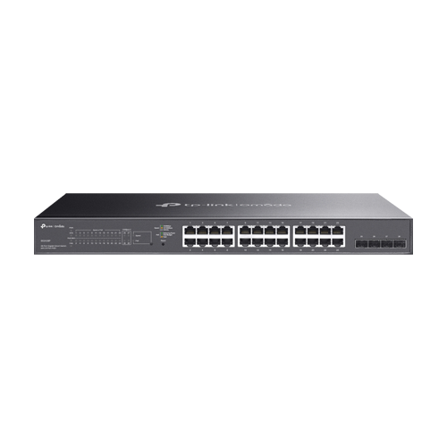 Switch 24 porturi PoE RJ45 1G, 4 x SFP 1G, L2 Management, 1U - TP-Link Omada SG2428P [1]