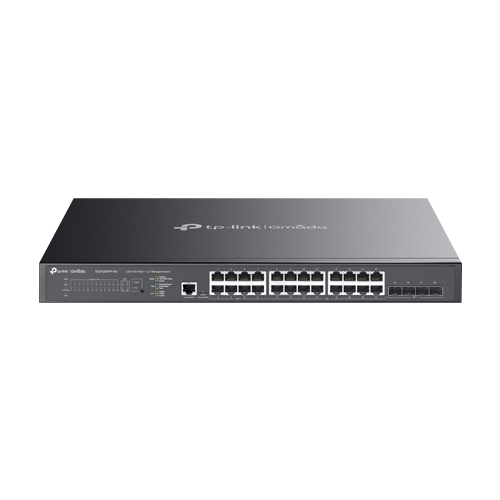 Switch 24 porturi PoE RJ45 2.5G, 4 x SFP+ 10G, L2 Management, 1U - TP-Link Omada SG3428XPP-M2 [1]