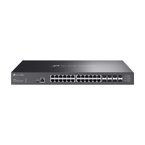 Switch 24 porturi RJ45 10G, 8 porturi SFP+ 10G, L2 Management, 1U - TP-Link Omada SX3832 [1]