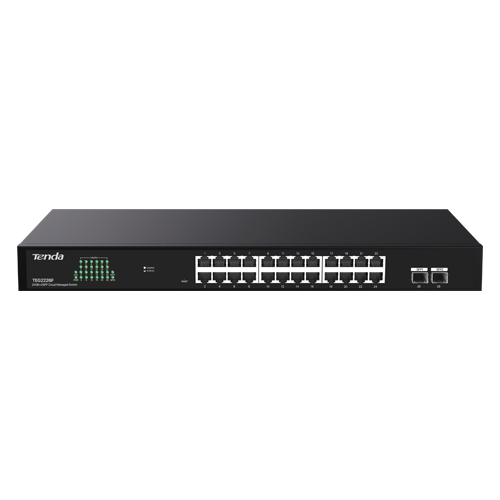 Switch 24 porturi RJ45 Gigabit, 2 porturi SFP Gigabit, Cloud Management - TENDA TND-TEG2226F [1]