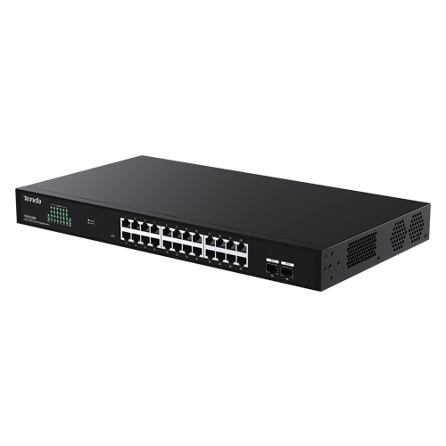 Switch 24 porturi RJ45 Gigabit, 2 porturi SFP Gigabit, Cloud Management - TENDA TND-TEG2226F [2]