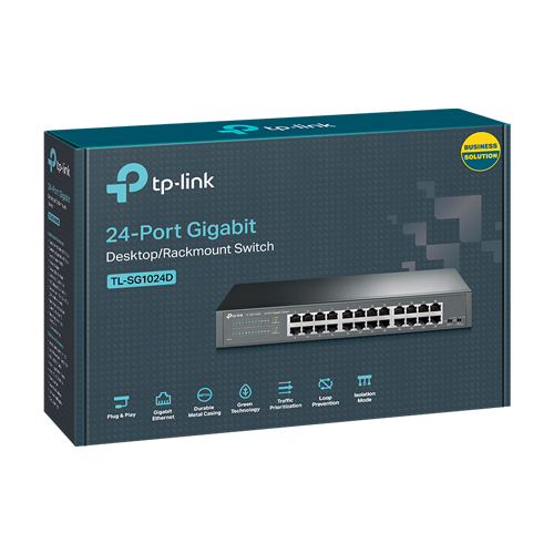 Switch 24 porturi RJ45 Gigabit, Unmanaged, 1U - TP-Link TL-SG1024D [2]