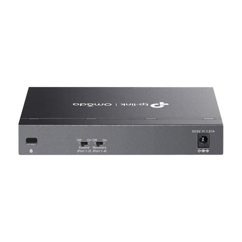 Switch 3 x RJ45 1G PoE+, 1 x RJ45 1G PoE++, 2 x RJ45 1G, Buget PoE 64W, Unanaged - TP-Link Omada DS106GPP [2]