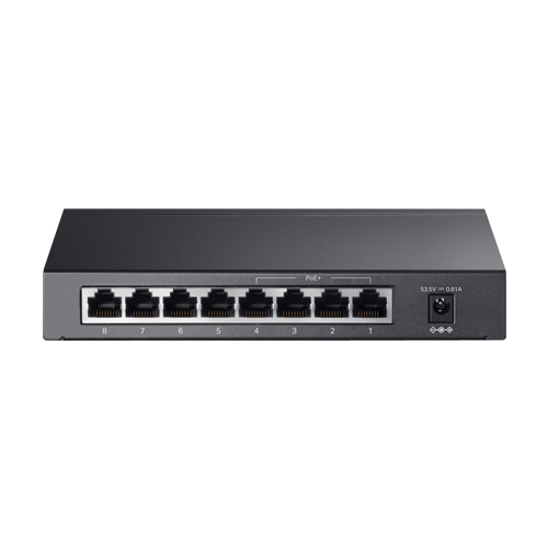 Switch 4 porturi RJ45 10/100 Mbps PoE, 4 x RJ45 10/100 Mbps, Buget PoE 41W, Unmanaged - TP-Link TL-SF1008LP [2]