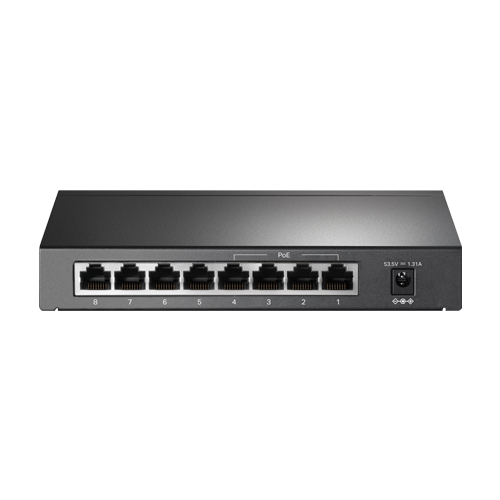 Switch 4 porturi RJ45 10/100 Mbps PoE, 4 x RJ45 10/100 Mbps, Buget PoE 66W, Unmanaged - TP-Link TL-SF1008P [2]