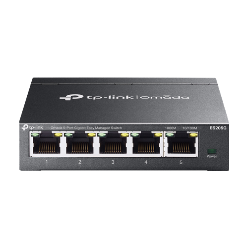 Switch 5 porturi RJ45 Gigabit, Easy Managed - TP-Link Omada ES205G [1]