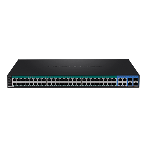 Switch 52 porturi Gigabit Web Smart, 48 x PoE+, 4 x Gigabit/SFP - TRENDnet TPE-5240WS [2]
