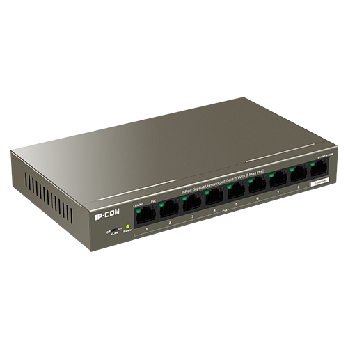 Switch 8 porturi Gigabit PoE, 1 x RJ45 Gigabit Uplink - IP-COM G1109P-8-102W [2]