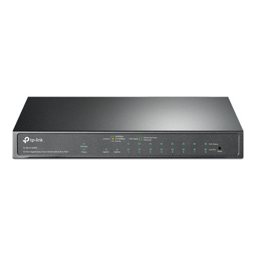 Switch 8 porturi PoE+ Gigabit, 1 x RJ45 Gigabit, 1 x Combo SFP/RJ45 Gigabit, Managed - TP-Link TL-SG1210MPE [1]