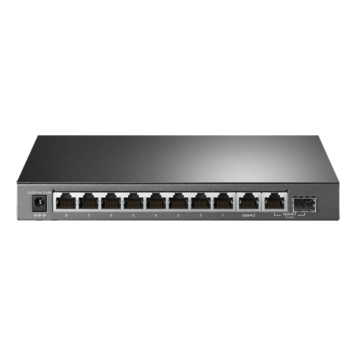 Switch 8 porturi PoE+ Gigabit, 1 x RJ45 Gigabit, 1 x Combo SFP/RJ45 Gigabit, Managed - TP-Link TL-SG1210MPE [2]