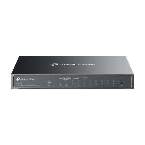 Switch 8 porturi RJ45 1G PoE, 1 x RJ45 1G, 1 x combo SFP/RJ45 1G, Easy Managed - TP-Link Omada ES210GMP [1]
