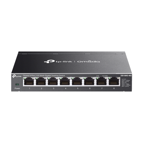 Switch 8 porturi RJ45 2.5G, Unmanaged - TP-Link Omada DS108G-M2 [1]