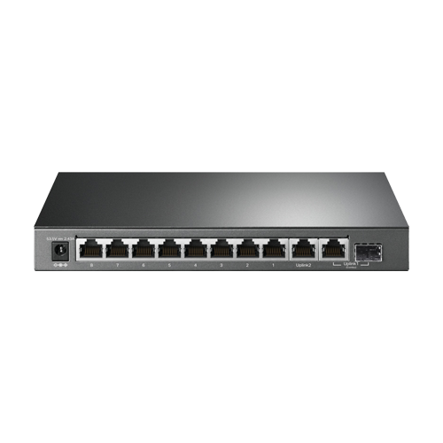 Switch 8 x RJ45 1G PoE, 1 x RJ45 1G, 1 x combo RJ45/SFP 1G, Buget PoE 123W, Unmanaged - TP-Link TL-SG1210MP [2]