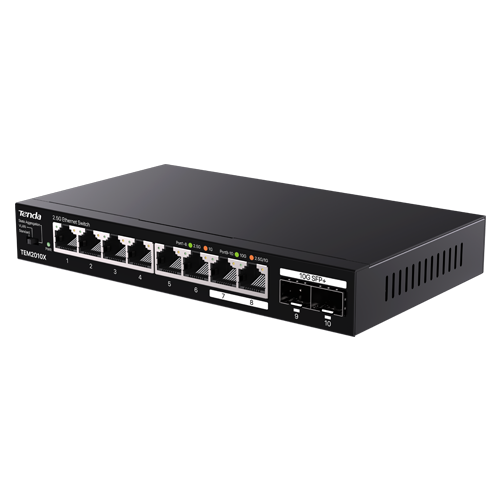 Switch 8 x RJ45 2.5G, 2 x SFP+ 10G - TENDA TND-TEM2010X [3]