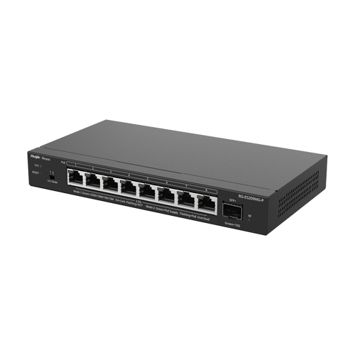 Switch 8 x RJ45 2.5G PoE, 1 x SFP+ 10G, Cloud Management - Ruijie Reyee RG-ES209MG-P [2]