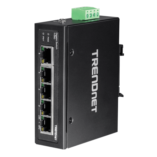 Switch industrial 5 porturi Gigabit DIN-Rail - TRENDnet TI-G50 [2]