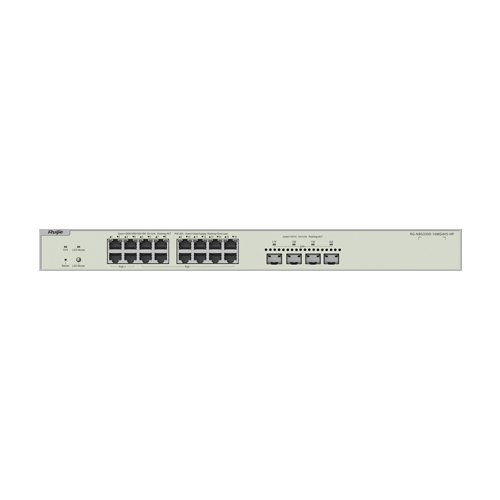 Switch L2+, 12 x RJ45 2.5G PoE+, 4 x RJ45 2.5G Hi-PoE, 4 x SFP+ 10G, Cloud Management, 1U - Ruijie RG-NBS3300-16MG4XS-HP [4]