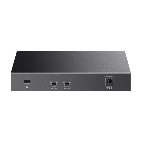 Switch LiteWave, 4 x RJ45 10/100 Mbps PoE, 2 x RJ45 10/100 Mbps, Buget PoE 41W, Unmanaged - TP-Link LS106LP [2]