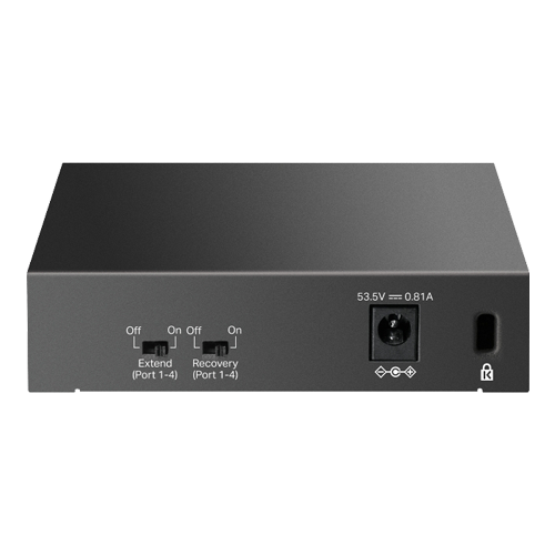 Switch LiteWave, 5 porturi RJ45 10/100Mbps, 4xPoE+, Unmanaged - TP-Link LS105LP [2]