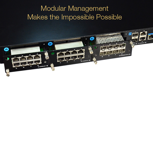 Switch modular, 28 porturi gigabit RJ45/SFP, Layer 2 Web management - UTEPO UTP7524GE-MX [2]