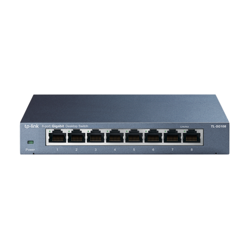 Switch TL-SG108, 8 porturi RJ45 Gigabit, Unmanaged - TP-Link TL-SG108 [1]