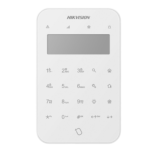 Tastatura cablata cu conectivitate Wireless, LCD, AX PRO Hybrid 868Mhz - HIKVISION DS-PK501LTM-HWE [2]