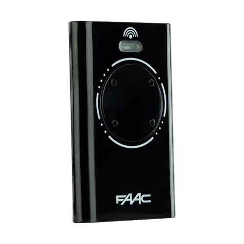Telecomanda 4 canale, XT4, SLH LR, 433 MHz, negru - FAAC XT4SLH-LR-7870081 [1]