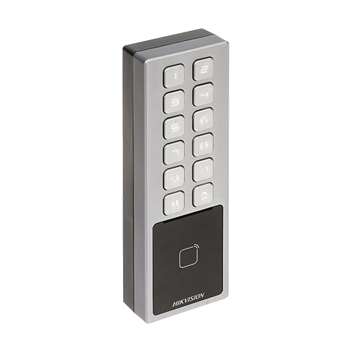 Terminal control acces cu tastatura, card M1, Bluetooth, Wi-Fi, Alarma - HIKVISION DS-K1T805MBWX [2]