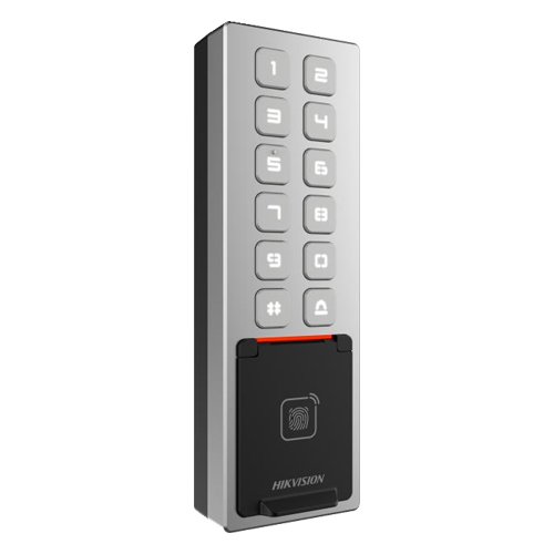 Terminal control acces, PIN/Card M1/amprenta/bluetooth, Wiegand, Wi-Fi, RS485, Alarma, IK08 - HIKVISION DS-K1T805MBFWX [3]