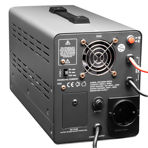 UPS 500VA, repornire automata, afisaj LCD, protectii multiple, Input AC 155-285V UPS-KEON-500VA [3]