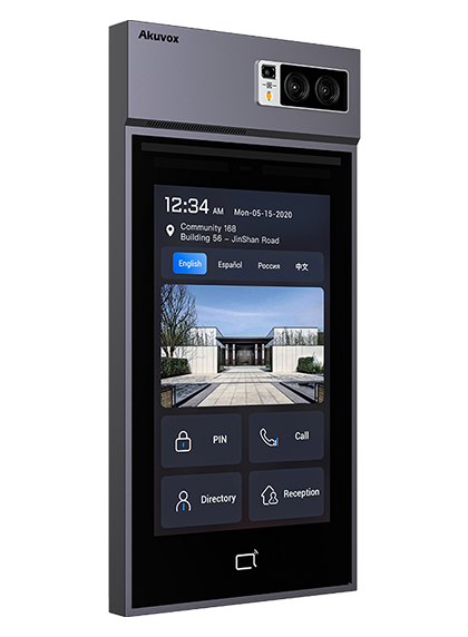 Video interfon IP SIP Akuvox S539, post de apel cu ecran touchscreen de 10”, Android, BLE, recunoastere faciala, NFC, cod QR  [2]