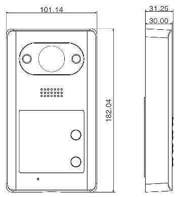 Videointerfon IP Exterior 2 butoane, 2 familii, Dahua VTO3211D-P2 [7]