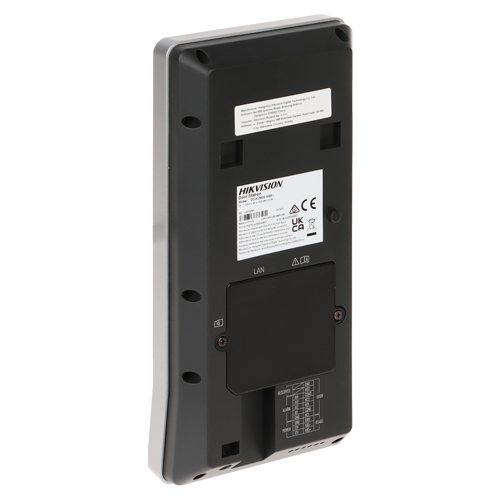 Videointerfon TCP/IP, 4.3' touch screen, camera 2x2MP, recunoastere faciala/Card/PIN/QR, PoE, IK08 - HIKVISION DS-KV9503-WBE1 [3]