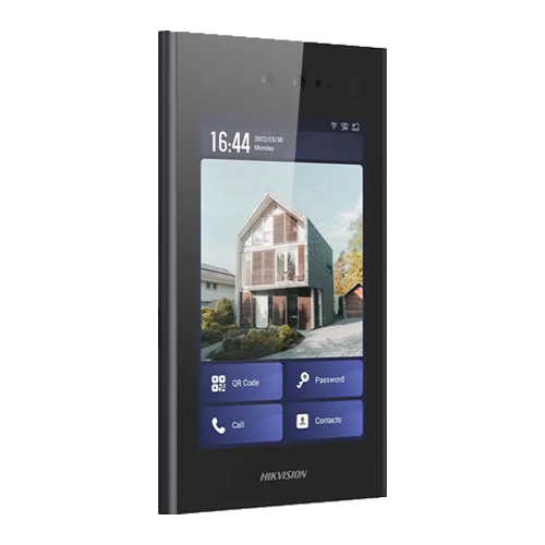 Videointerfon TCP/IP, 8' touch screen, recunoastere faciala - HIKVISION DS-KD9403-E6 [2]