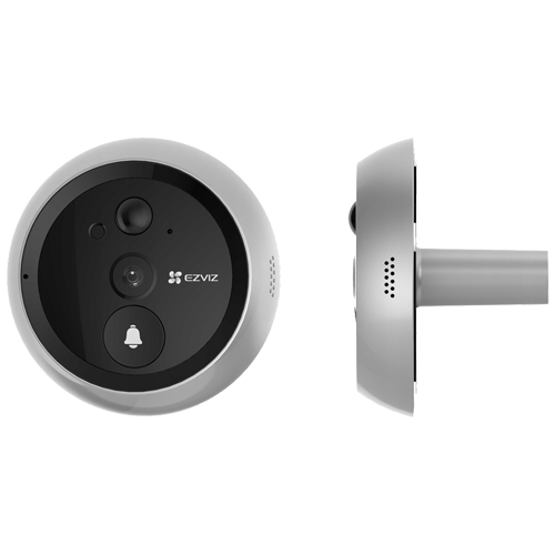 Vizor electronic smart EZVIZ, Wi-Fi, FullHD 1080P, monitor 4.3 inch, acumulator 4600mAh, senzor miscare PIR, slot SDcard CS-HP4(2WPFBS) [2]