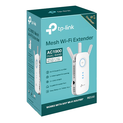 Wireless Range Extender TP-LINK RE550 AC1900, Wi-Fi 6, Dual-Band - TP-LINK RE550 [4]