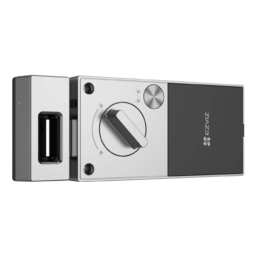 Yala inteligenta, Wi-Fi, sonerie incorporata, verificare status inchidere, alarma anti-furt, gri - EZVIZ CS-DL03(WP)-Grey [2]