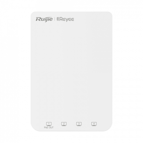 Transmisie wireless IP - Acces Point Wireless AC1300 Dual-Band, Wi-Fi 5, 2 dBi, 5x RJ45 Gigabit, Cloud Management - Ruijie RG-RAP1200(P)