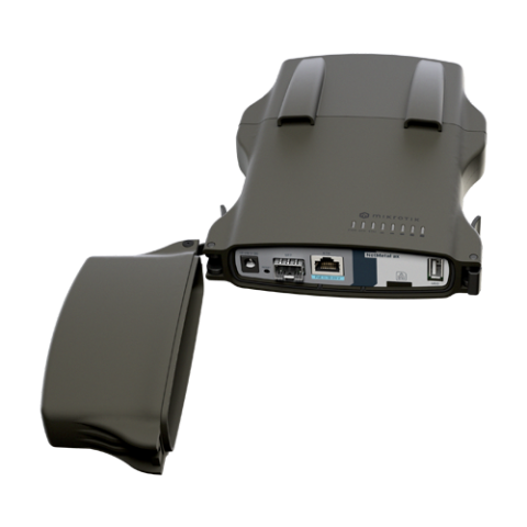 Access Point exterior, Wi-Fi 6, AX3000 Dual-Band, 1 x SFP 2.5G, 1 x RJ45 1G, IP66 - Mikrotik L23UGSR-5HaxD2HaxD-NM [2]