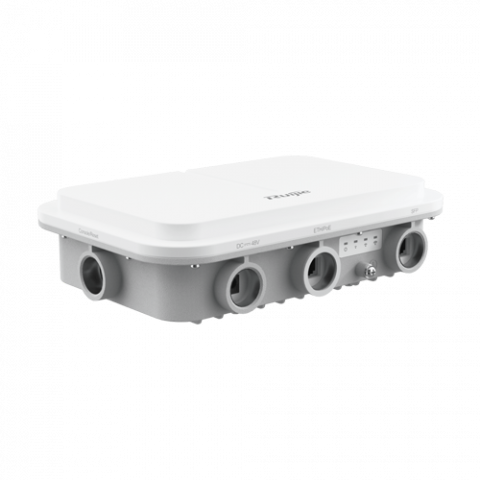 Access Point exterior Wi-Fi 6, Bluetooth, Zigbee, Dual-Band, 1.7/2.4Gbps, PoE IN, IP68 - Ruijie RG-AP680(CD) [2]