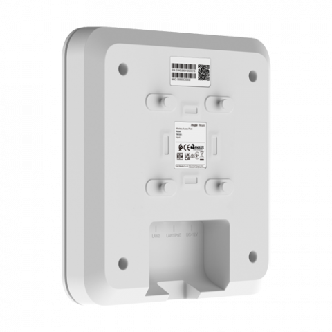 Access Point Wi-Fi 5, AC1300 Dual-Band, 2 dBi, 2 x RJ45 100 Mbps, PoE, Cloud Management - Ruijie RG-RAP2200(F) [2]