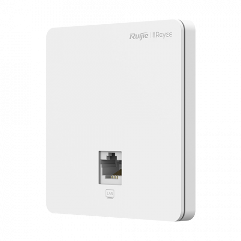 Access Point Wi-Fi 5, AC1300 Dual-Band, 2 dBi, 2 x RJ45 100 Mbps, PoE IN, Cloud Management - Ruijie RG-RAP1200(F) [1]