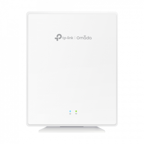 Transmisie wireless IP - Access Point Wi-Fi 6, AX1800 Dual-Band, 1 x GPON, 1 x FXS, 4 x RJ45 1G, PoE Out - TP-Link Omada EAP610GP-Desktop