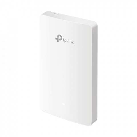 Transmisie wireless IP - Access Point Wi-Fi 6, AX1800 Dual-Band, 3/4 dBi, 4 x RJ45 Gigabit, PoE - TP-Link Omada EAP615-wall