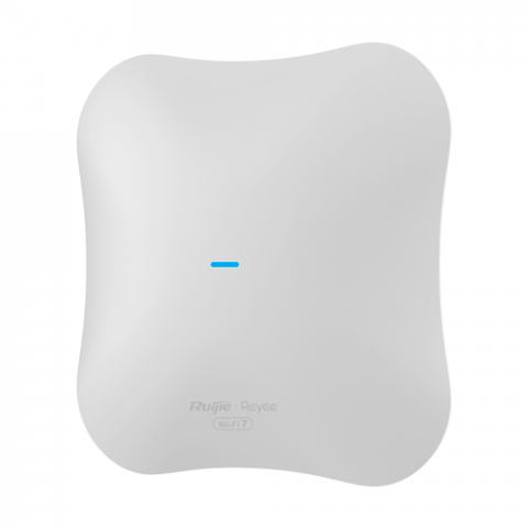 Transmisie wireless IP - Access Point Wi-Fi 7, BE5040 Dual-Band, 3 dBi, 2 x RJ45 2.5/1 Gbps, PoE, Cloud Management - Ruijie RG-RAP72Pro