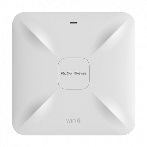 Retelistica - Access Point Wireless AX3200 Dual-Band, Wi-Fi 6, 1x RJ45 2.5G, 1x RJ45 1G, PoE IN, Cloud Management - Ruijie RG-RAP2260(E)