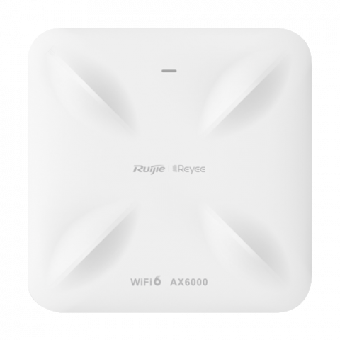 Retelistica - Access Point Wireless AX6000 Dual-Band, Wi-Fi 6, 2x RJ45 2.5G, PoE IN, Cloud Management - Ruijie RG-RAP2260(H)