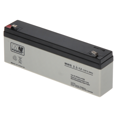 Acumulatori si baterii - Acumulator 12V, 2.3Ah - MWS MWS12-2.3