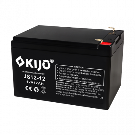 Detectie efractie - Acumulator AGM 12V, 12Ah, F2 - KIJO JS12-12